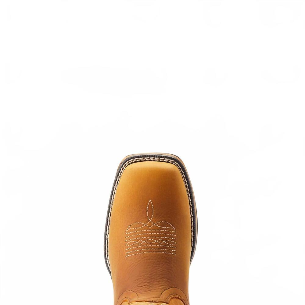 NEW ARIAT men's anthem venttek waterproof western boots in toasted wheat - Picture 6 of 6